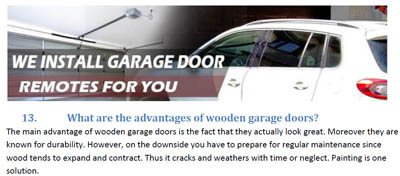 FAQs - Garage Door Repair Rosenberg